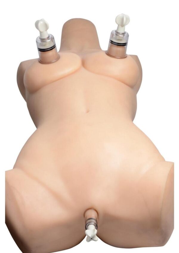 with a maximum depth of 1.25 inches.Clitoral cylinder has an inner diameter of .75 inches