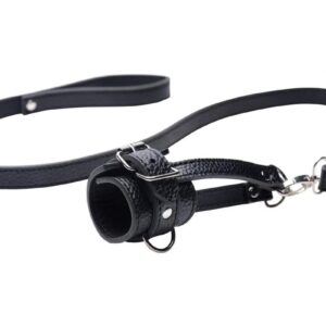 to pull your plaything around by his balls! You can also use the D-rings to connect weights so that your slave is further tormented.Measurements: Leash is 35.5 inches in length.Stretcher is 2 inches in width and adjusts up to 6 inches in circumference. Material:&amp;#xa0;PU Leather