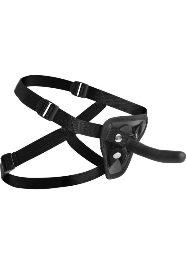 There is no better starting ground for beginners of pegging! Curious couples can take the exciting leap into strap-on play with confidence when they are equipped with a nonthreatening dildo and a sexy harness. Made of premium quality silicone