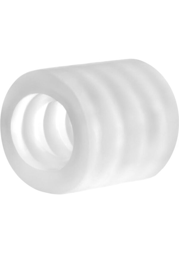 The perfect oral play accessory! Explore new sensations while the Downtown BJ Stroker keeps a tight grip at the base of his cock. This mini-stroker is stretchy and features a ribbed interior for even more pleasure in every stroke! Perfect for anyone looking to achieve that deep throat sensation without stressing out your throat. Also just a fun way to switch up your play! Made with our incredibly soft and realistic X5 Plus TPE. Refresh the velvety smooth feel with our Blush Toy Renewal Powder when product is clean and dry. Compatible with water based and silicone based and hybrid lubricants.PERFECT ORAL SEX ENHANCER - Use With Your Partner While Getting Oral Sex Use This Soft Sleeve To Enhance PleasureULTRA SOFT X5 PLUS TECH - Handcrafted From X5 Plus. It`s Ultra Soft And Feels Better Than Realistic And Lifelike. With Your Eyes Closed It Would Be Hard To Differentiate X5 From The Human Body. Silicone