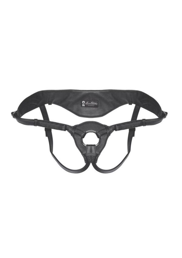 Get deep with the Lux Fetish Patent Leather Strap-on Harness. This sexy