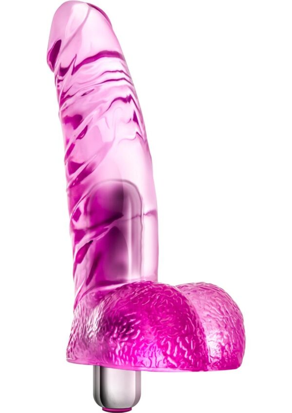 Sized and shaped perfectly for beginners and those who are petite in size. It`s clear shaft looks appealing and clean. The realistic shape quickly brings on orgasms to the user. Featuring a removeable waterproof bullet with 10 vibrating functions. Use bullet with our without the dildo.