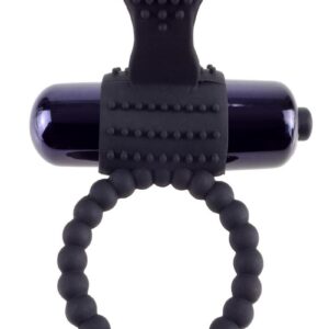 and explosive orgasms!    Prolong the fun and make pleasure last with this beginner-friendly Vibrating Silicone Super Ring! This fun teaser will produce explosive results and is the perfect add-on to any spontaneous encounter!    The powerful bullet provides amazing vibrations for your partner