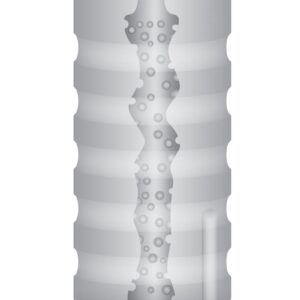 Ultrarealistic textured sleeve  7 function bullet included for extended play  Slip and slide inside with soft sleeve material  Easy to clean and wash  Made from phthalate-free and body safe materials  includes  1 Masturbator  1 7 Function Bullet  1 Travel Bag