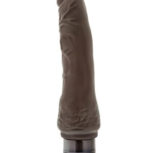 The doctor is in! Blush Novelties Dr. Skin Vibe 7 Vibrating Dildo is a realistic 8.5-inch vibe with a veiny