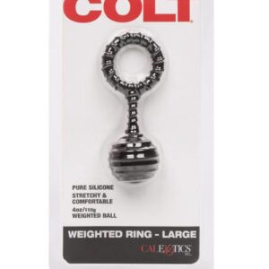 weighted for your sensual pleasure.    Get the support you need for the ultimate thrilling orgasm. This ring is designed to get you hard and keep you there!    As simple to dissemble as it is easy to use