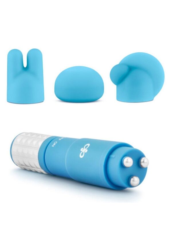 Revitalize was designed to relax and distress. It was made specifically to pinpoint areas that hold tension such as your temple or anywhere you desire. Use with or without the included silicone attachments. Without the attachments