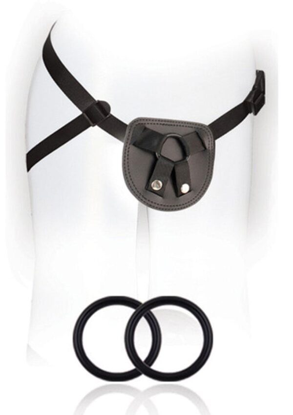 SX For You Beginner`s Harness is an evolution in adjustable strap-on systems. Comprised of 2 strong silicone support rings