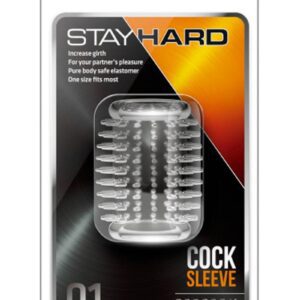 favorite dildo or vibrator. Just slide the sleeve over your shaft. Stack them for even more pleasure. Buy more so you can mix and match and stack them to create a unique erotic experience every time. Easy to use