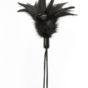 Pleasure feather tickler. Designed to caress with a soft stimulation. Tickle someone`s fancy with these fun pleasure feathers. Make long lingering strokes on you lover`s skin. Following the contours of their body