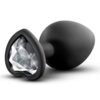 Your booty play just got pretty with this sweet Temptasia Bling Plug! Your plug features a tapered tip for easy ion and a tight neck for gentle pressure and extended wear. Perfect if you and your partner are new to anal play or prefer gentler anal play. For the best experience