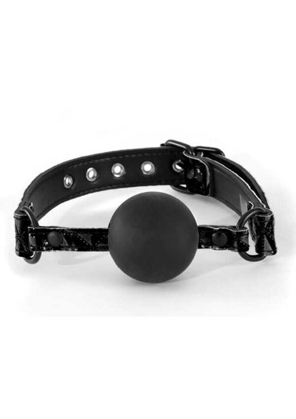 Sinful Soft Silicone Ball Gag is made of smooth