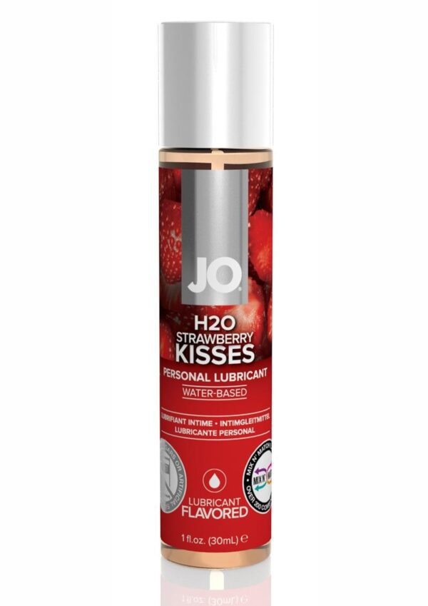 the JO&amp;#xae; H2O FLAVOR COLLECTION is made with pure plant sourced glycerin and natural flavor extracts. It proudly boasts no added sugar or artificial sweeteners. Making this mouth watering collection a safe and sweet choice for couples. The water-based collection also provides a silky smooth glide that isn`t sticky or tacky. A flavorful way to enhance foreplay and intimate pleasures.