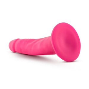 softer outer and firm inner core deliver an ultra realistic feel. The sturdy suction cup base holds to any smooth flat surface. The wide base is also harness compatible and safe for anal play! To clean use soap and water