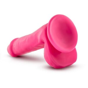 softer outer and firm inner core deliver an ultra realistic feel. The sturdy suction cup base holds to any smooth flat surface. The wide base is also harness compatible and safe for anal play! To clean use soap and water