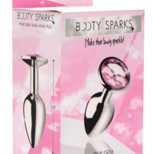 it features a classic tapered shape and a pretty pink jewel at the base. The slim shaft will keep it from slipping out of place even during vigorous play. You will want to show off your new sparkling booty as you bend over and tease your lover. The nickel free aluminum alloy is nicely weighted and temperature sensitive for the perfect amount of sensation. When play is over
