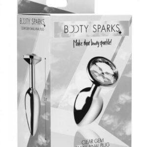 it features a classic tapered shape and a stunning crystal jewel at the base. The slim shaft will keep it from slipping out of place even during vigorous play. You will want to show off your new sparkling booty as you bend over and tease your lover. The nickel free aluminum alloy is nicely weighted and temperature sensitive for the perfect amount of sensation. When play is over
