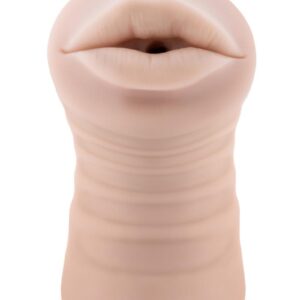 Skye`s mouth is open wide