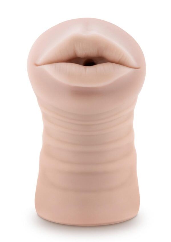 Skye`s mouth is open wide
