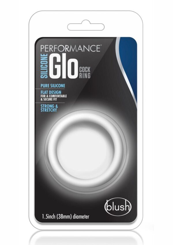 pliable penis ring crafted for maximum comfort. Rated best basic cock ring in 2023 by GQ Magazine. We believe you will agree. It glows in the dark so you can see the action. The flat design fits around your shaft for no-slip performance and will not roll nor pinch. Made from platinum cured body safe