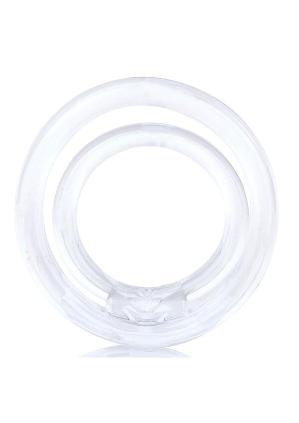 The RingO 2 double erection ring is a simple and effective penis ring that isolates the shaft and testicles for a more intense orgasmic experience. While most cock rings stretch around the shaft and testicles together