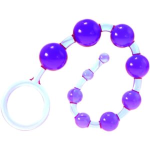 This beaded anal bead cord is made from a soft