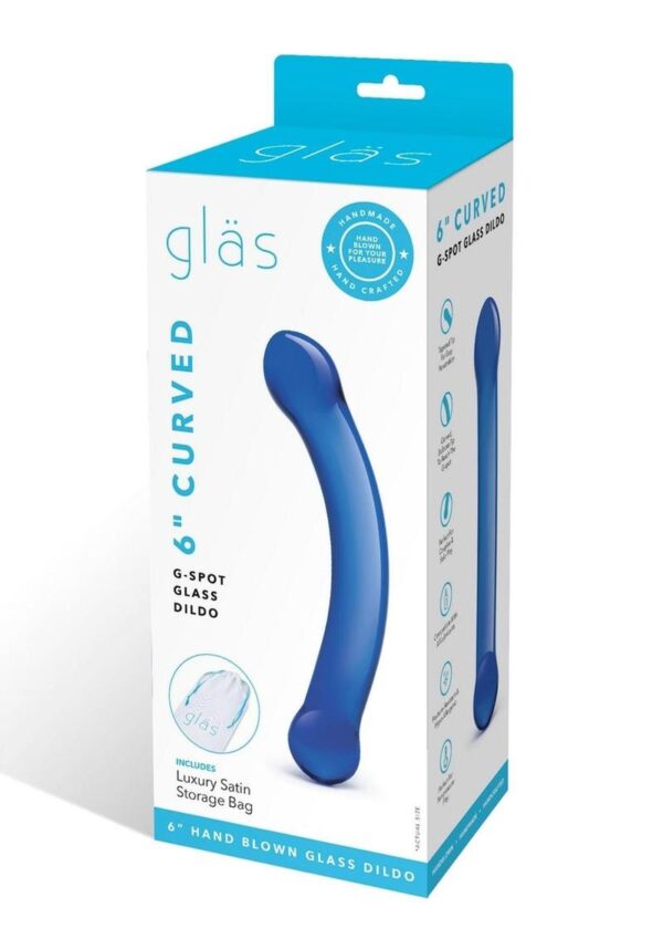 a gl&amp;#xe4;s product six inches in total length and built predominantly for enhanced G-Spot arousal. This carefully crafted adult pleasure toy comes with a subtle bend along its shaft for a comfortable