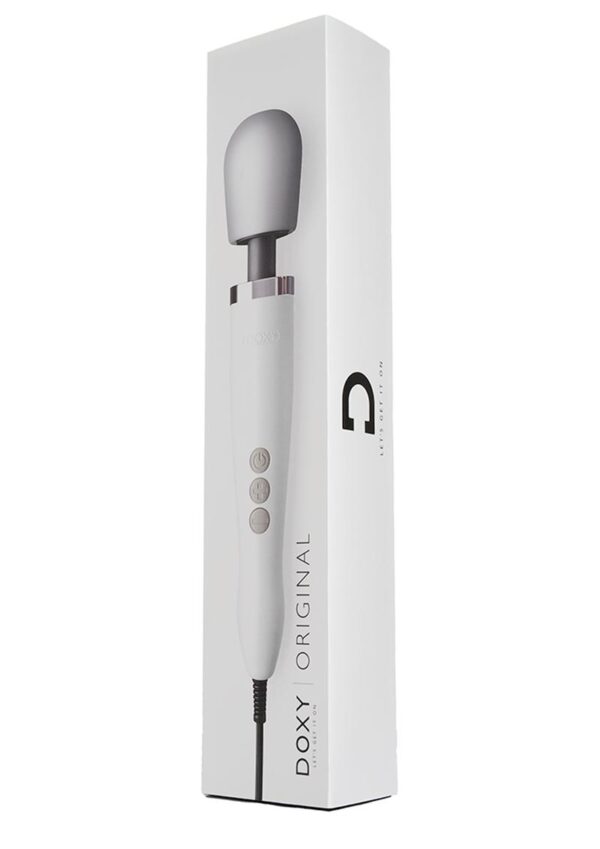 relax muscles and relieve aches and pains  -  White body  -  Variable speed from approx. 3000 rpm to 9000 rpm  -  Variable escalating pulse setting  -  The soft head covering is made from a hypoallergenic non-porous PVC that is free from latex or undesirable phthalates  -  3 easy to use control buttons  -  Comprehensive 12-month guarantee  -  Discreet delivery in plain packaging  -  Comes with a plug top power supply unit making it easy to use while traveling with a travel  plug adapter    Dimensions:  Power Cord: 12 ft  7.48 in. head circumference to fit all standard sized wand attachments