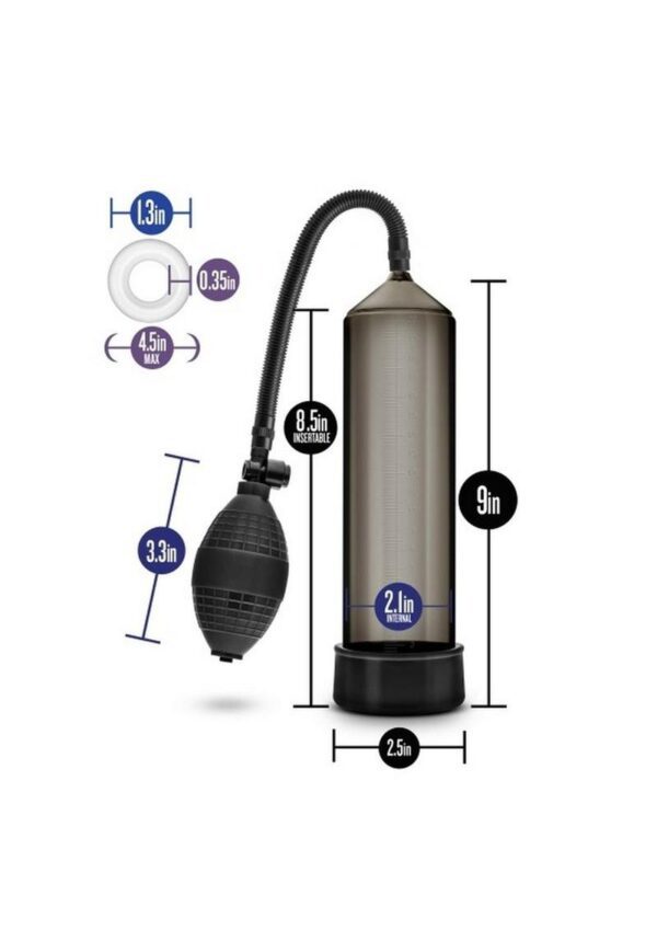 this Performance Pump is easy to clean. It also comes with a Stay Hard Cock Ring to enhance your playtime. Most importantly