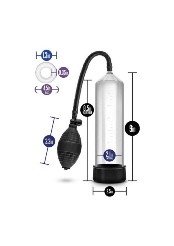this Performance Pump is easy to clean. It also comes with a Stay Hard Cock Ring to enhance your playtime. Most importantly