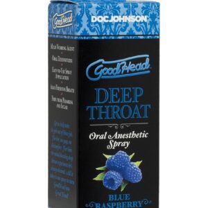flavorful spray is formulated for minimal medicinal taste and maximum effect in a variety of mouthwatering flavors.     Delicious Throat Desensitizer   Helps Minimize Gag Reflex   Mild Numbing Agent   Freshens Breath   Easy-to-Use Spray Nozzle   Proudly Made in America