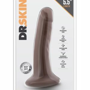 flat surface and is harness compatible. The Dr. Skin Mini Cock is designed for solo play