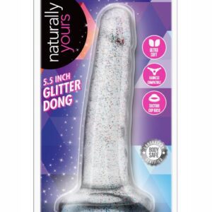 as a sex toy for make fantasy threesome sex or a non vibrating masturbation toy. Whatever your pleasure the Glitter Dong is there for you. The 6 Inch Glitter Dong is made from body safe TPE that contains no phthalates