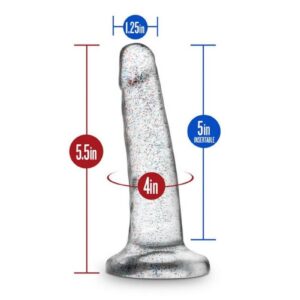 parrafins or anything else that is not safe for your body. The Glitter Dong is responsibly made by Blush Novelties