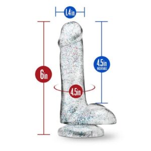 parrafins or anything else that is not safe for your body. The Glitter Cock is responsibly made by Blush Novelties
