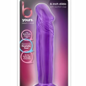 this dong`s sturdy suction cup base holds firmly to any smooth surface. Or wear it in a harness for sensual fun with your partner. Sweet N` Small dildos are made of soft PVC