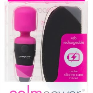 with comparable power in a travel-sized toy. The Palmpower Pocket comes with a discreet silicone storage case