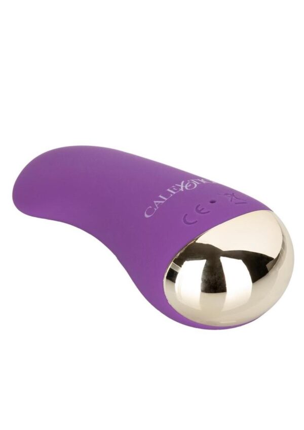 pulsation and escalation   State-of-the-art memory chip resumes on last function used   Security travel lock  hold for 3 seconds to turn on or off   USB rechargeable  charging cord included   Complete charge in 2.5 hours   Runs for 35 minutes on high speed and 1.5 hours on low speed    Dimensions:  Overall:  4.25 x 1.5 in.  Vibrator:  2.75 x 1.25 in.  Package:  2 x 4.75 x 8.5 in.