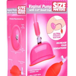 both you and your partner will enjoy the erotic sensations and inviting appearance of your newly pumped-up pussy. Fit the small