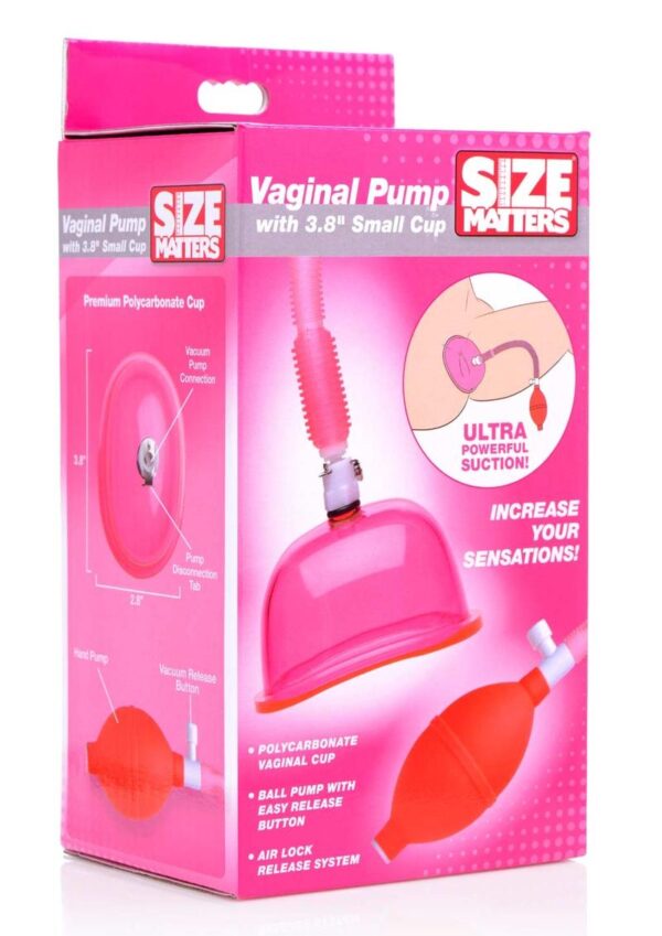 both you and your partner will enjoy the erotic sensations and inviting appearance of your newly pumped-up pussy. Fit the small