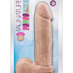 the Au Naturel 9 Inch features a soft outer layer and rigid inner core that`s designed to mimic the human body. Featuring FlexiShaft technology