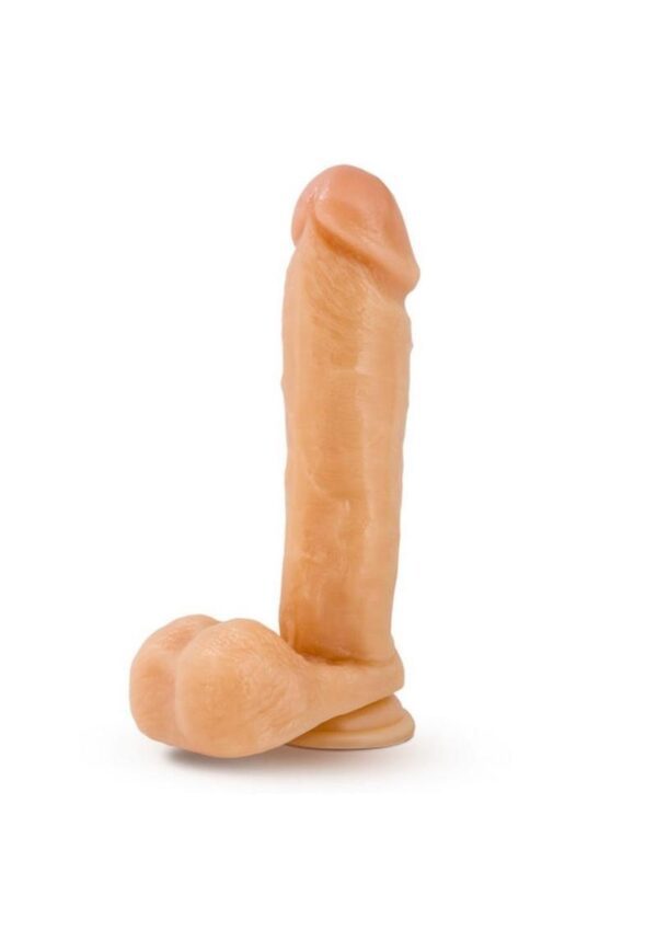 Hung Rider Mitch Dildo with Balls 8in - Vanilla - Image 4