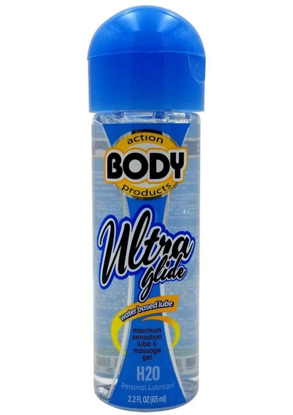Body Action Ultra Glide Water Based Lubricant 2.2 oz - Image 2