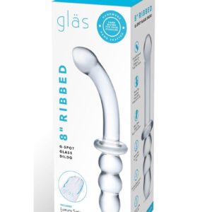 while the other ribbed end rubs you in all the right places.