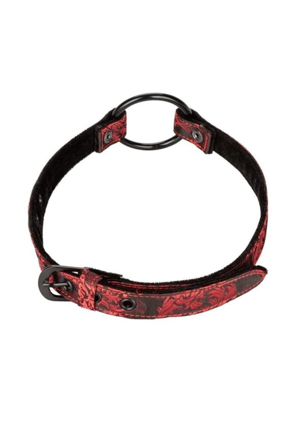 Scandal Wide Open Mouth Gag - Black/Red - Image 3