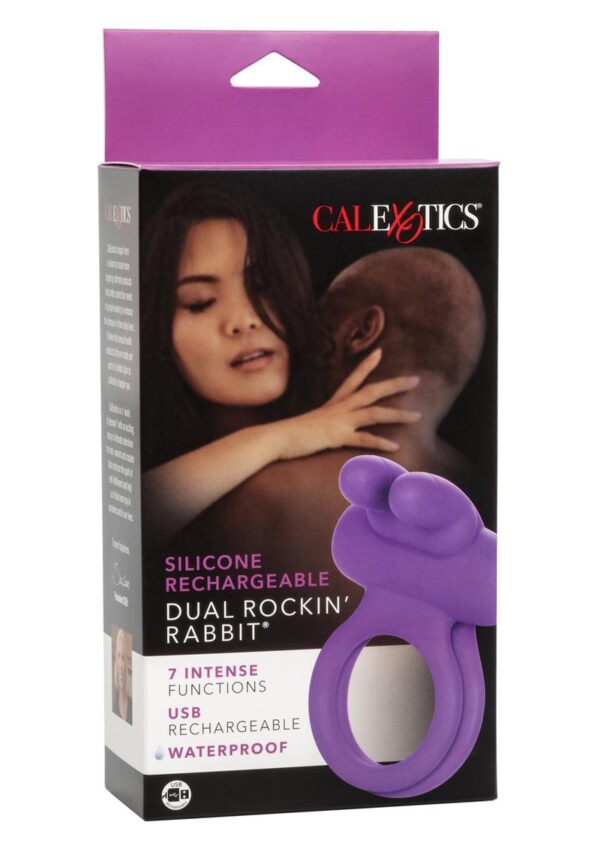 pulsation and escalation   Enhances stimulation for you and your partner   Luxurious body safe Silicone   State-of-the-art memory chip resumes on last function used   Easy push-button control  hold for 3 seconds to turn on or off   USB rechargeable - charging cord included   Complete charge in 1 hour   Runs for 70 minutes on high speed and 90 minutes on low speed    Dimensions:  Small Ring Diameter:  1.5 in.  Large Ring Diameter:  1.75 in.