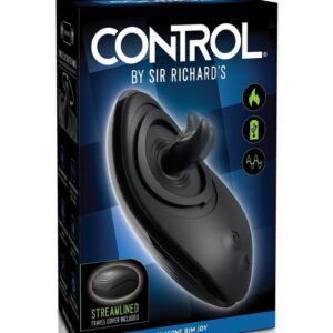 CONTROL offers technology to enhance masturbation and elevate intimate experiences.    The CONTROL Rim Joy was designed for ultimate rimming pleasure by snugly surrounding the ultra-sensitive anal region with warmth and vibration while offering realistic oral stimulation. The tongue licks