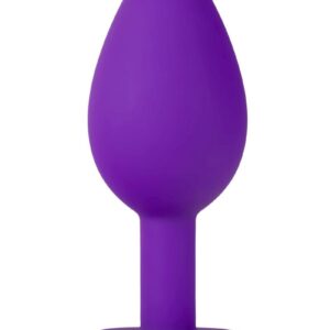 Your play just got pretty with this sweet Bling Plug! The Temptasia Bling Plug Small features a beautifully designed heart-shaped base