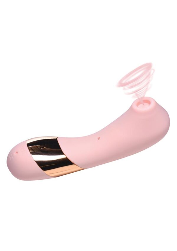 Suction and stroking combine to create a unique clitoral stimulation with the Shegasm Tickle
