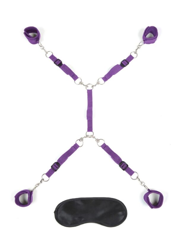 Turn your bed into the ultimate BDSM destination with the Lux Fetish Classic Bedspreader. Featuring four soft